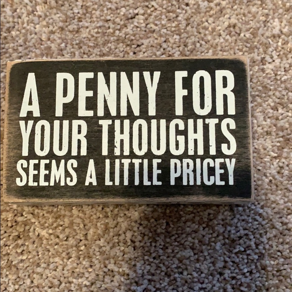 Fun wooden sign